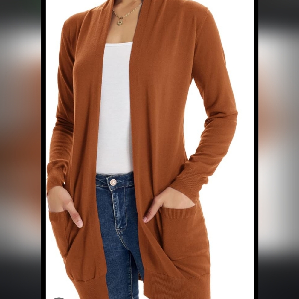 Grace Karin Burgandy and White Collegiate Cardigan Size Med. New - Picture 1 of 5